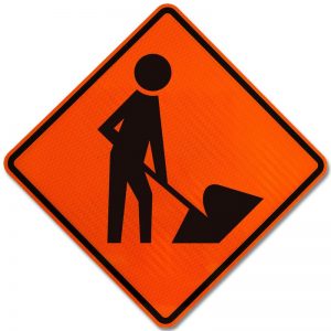 Men at Work Signs