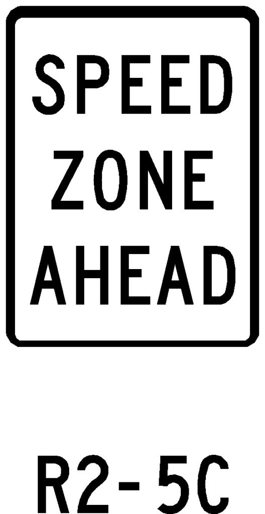 SPEED ZONE AHEAD Guardway Corporation